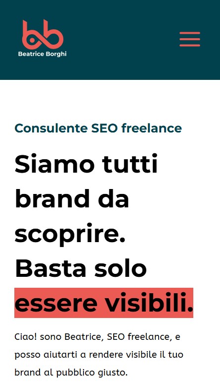 Esempio home page seo friendly