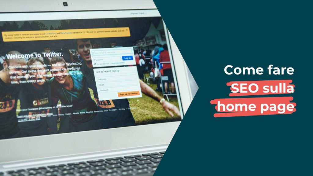 Home Page di un sito web